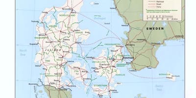Карта на данска океан плажа одмор парк 